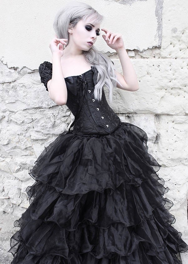 gothic victorian corset prom dresses