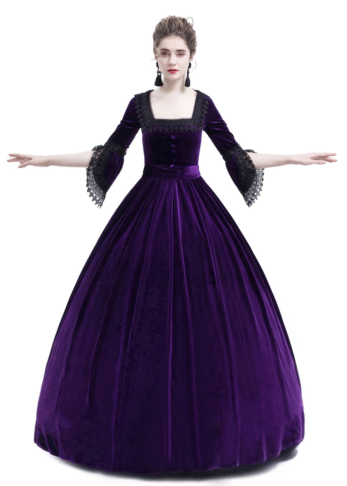 Purple Victorian Dresses